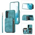 thumbnail image 1 of Dteck for Samsung Galaxy S21 Plus Zipper Wallet Case, Magnetic Clasp Zipper Purse PU Leather Wallet Case with Credit Card Slot Holder Back Flip Cover, green, 1 of 7