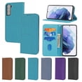 thumbnail image 1 of Dteck for Samsung Galaxy S22 Flip Wallet Case, PU Leather Case with Card Slot Kickstand and Wrist Strap Shockproof Protective Case for Samsung Galaxy S22 6.1" 2022 Women Men, Blue, 1 of 12