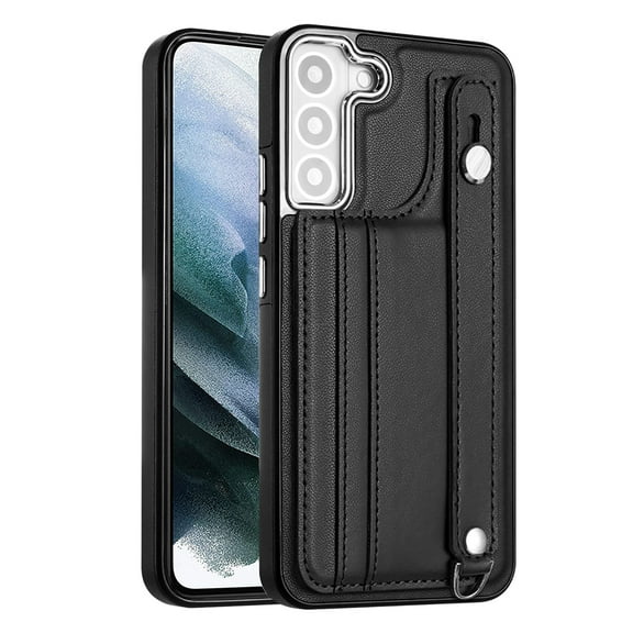 Dteck for Samsung Galaxy S22+ Plus Case, Galaxy S22 Plus 6.6 Inch Wallet Case with Kickstand Leather Card Holder, Phone Protective Back Cover for Samsung S22+ 5G,Black