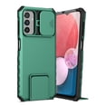 thumbnail image 1 of Dteck for Samsung Galaxy S22 Plus Case with Screen Protector, Slide Camera Protector Phone Case with Built-in Stand Shockproof Rugged Bumper for Samsung Galaxy S22 Plus,Green, 1 of 7