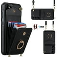thumbnail image 1 of Dteck for Samsung Galaxy S22+ Plus Case Wallet with RFID Blocking Card Holder Slots Metal Ring Holder PU Leather Shockproof Protective Cover with Wrist Strap Shoulder Strap for Samsung S22 Plus,Black, 1 of 9