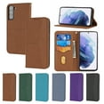 thumbnail image 1 of Dteck for Samsung Galaxy S22 Plus Flip Wallet Case, PU Leather Case with Card Slot Kickstand and Wrist Strap Shockproof Protective Case for S22 Plus 6.6" 2022 Women Men, Brown, 1 of 12