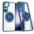 thumbnail image 1 of Dteck for Samsung Galaxy S23 Case, Slim TPU Bumper Built in 360° Rotating Ring Kickstand Case Military Drop Protection Magnetic Mag Safe PC Clear Back Cover for Galaxy S23,Darkblue, 1 of 7