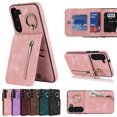 thumbnail image 1 of Dteck for Samsung Galaxy S23 Plus Case with Card Holder,RFID Blocking PU Leather Wallet Galaxy S23+ Case with Ring Kickstand, Magnetic Back Flip Case for Samsung Galaxy S23+/S23 Plus,Pink, 1 of 8