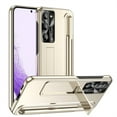 thumbnail image 1 of Dteck for Samsung Galaxy S23 Plus Case with Stylus, Electroplated PC Shockproof Case Kickstand Cover with Built-in S Pen Holder for Samsung S23+ 5G 6.6 Inch,Gold, 1 of 7