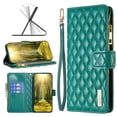 thumbnail image 1 of Dteck for Samsung Galaxy S23 Plus Wallet Case with 3-Card Slot, Soft PU Leather Zipper Flip Folio with Wrist Strap Kickstand Protective Phone Cover for Samsung Galaxy S23 Plus,Green, 1 of 5