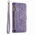 thumbnail image 1 of Dteck for Samsung Galaxy S23 Plus Wallet Case, PU Leather Magnetic Flip Case with Lanyard Strap Wristlet Zipper Card Holder for Samsung Galaxy S23 Plus,Purple, 1 of 7