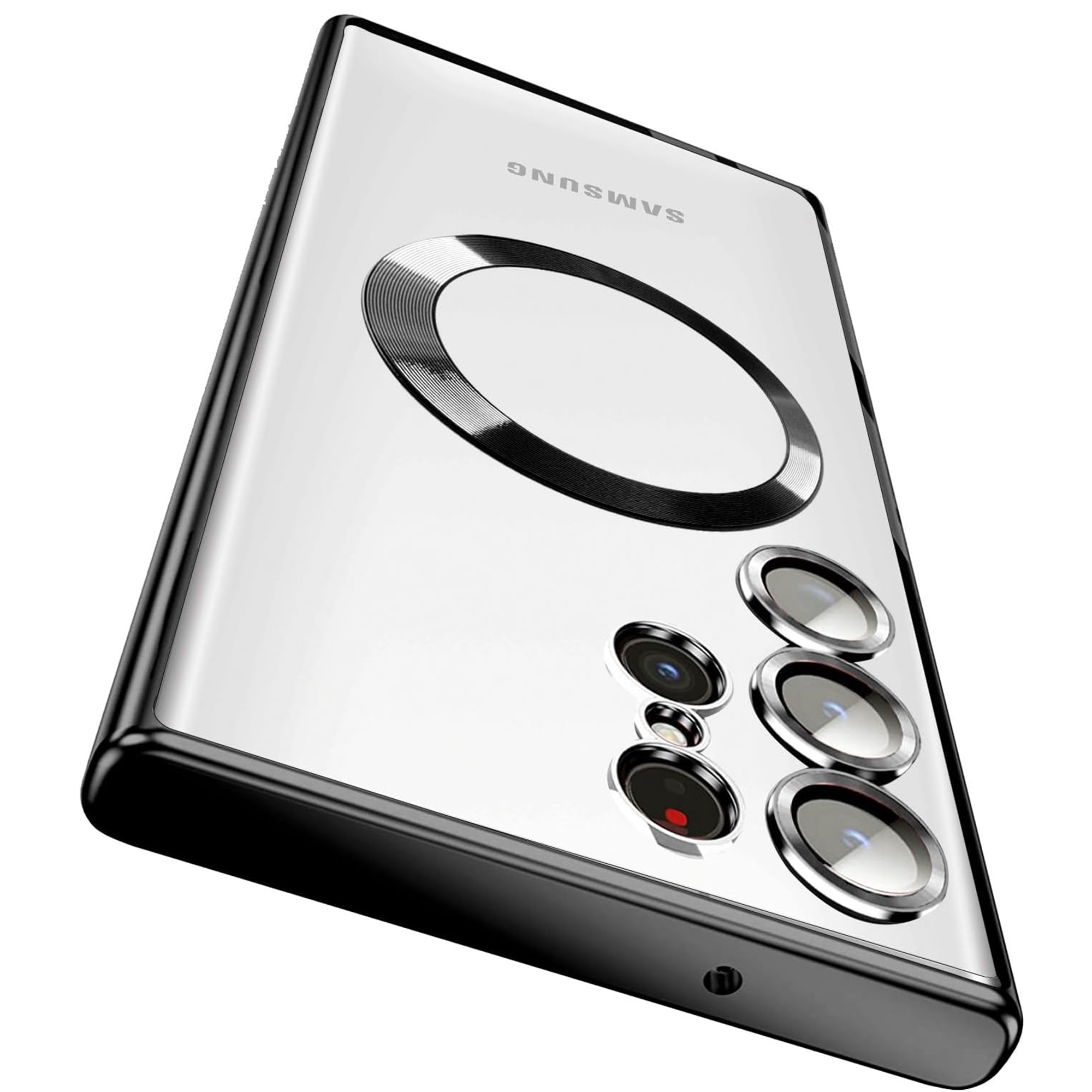 Dteck for Samsung Galaxy S23 Ultra Case, [Full Camera Cover