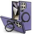 thumbnail image 1 of Dteck for Samsung Galaxy S23 Ultra Case PU Leather, for S23 Ultra Case Magnetic Compatible with MagSafe Ring Stand & Kickstand for Samsung S23 Ultra Phone Case,Purple, 1 of 6
