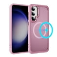thumbnail image 1 of Dteck for Samsung Galaxy S24 Case with Magnetic, Compatible with MagSafe, Military Drop Protection Slim Translucent Matte Shockproof with Anti-Fingerprint Phone Case,Pink, 1 of 8