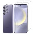 thumbnail image 1 of Dteck for Samsung Galaxy S24 Plus Tempered Glass Screen Protector + Camera Lens Protector [2 + 2 Pack][Case Friendly][Anti-Scratch][Ultrasonic Fingerprint Unlock] HD Protective Film for S24+, 1 of 5