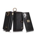 thumbnail image 1 of Dteck for Samsung Galaxy S24 Plus Wallet Case, 2 in 1 Leather Zipper Purse Detachable Magnetic 14 Card Slots Money Pocket Clutch Cover for Samsung Galaxy S24+ 6.6",Black, 1 of 9