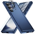 thumbnail image 1 of Dteck for Samsung Galaxy S24 Ultra Case, Full Body Heavy Duty Rugged Shockproof Protective Phone Cover with Tempered Glass Screen Protector and Camera Lens Cover,Blue, 1 of 7