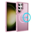 thumbnail image 1 of Dteck for Samsung Galaxy S24 Ultra Case with Magnetic, Compatible with MagSafe, Military Drop Protection Slim Translucent Matte Shockproof with Anti-Fingerprint Phone Case,Pink, 1 of 8