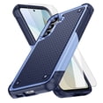 thumbnail image 1 of Dteck for Samsung Galaxy S25 Case with Glass Screen Protector, Militay Grade Drop Protective Rugged Heavy Duty Cover Shockproof Case for Galaxy S25 Phone Case for Women Men boy Girl, Lightpurple, 1 of 7
