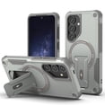 thumbnail image 1 of Dteck for Samsung Galaxy S25+ Case with Stand, Heavy Duty Military-Grade Protection Rugged Case for Galaxy S25 Plus Compatible with MagSafe, Kickstand Shockproof Phone Cover for S25 Plus,Gray, 1 of 4