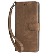Dteck for Samsung Galaxy S25 Case Wallet with RFID Blocking Credit Card Holder Matte PU Leather Folio Flip Stand Phone C