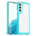 thumbnail image 1 of Dteck for Samsung Galaxy S25 Clear Case Shockproof Phone Cover, Hybrid Silicone Bumper Anti-Scratch Anti-Yellowing Transparent PC Back Protective Cover for Samsung Galaxy S25 5G,Sky Blue, 1 of 7