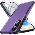thumbnail image 1 of Dteck for Samsung Galaxy S25 Edge Case with Screen Protector, Military Grade Drop Protection Dual Layer Heavy Duty Shockproof Protective Phone Case for Samsung S25 Edge 2025,Purple, 1 of 6