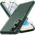 thumbnail image 1 of Dteck for Samsung Galaxy S25 Edge Case with Screen Protector, Military Grade Drop Protection Dual Layer Heavy Duty Shockproof Protective Phone Case for Samsung S25 Edge 2025,Dark Green, 1 of 6