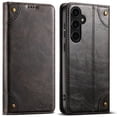 thumbnail image 1 of Dteck for Samsung Galaxy S25+ Leather Case Wallet Folio Case Book Design Magnetic Closure with Stand and ID Holder Credit Card Slots for Samsung Galaxy S25 Plus 6.7" 2025,Black, 1 of 4