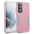 thumbnail image 1 of Dteck for Samsung Galaxy S25+ Plus Case with Screen Protector Tempered Glass, Military Grade Drop Protection Heavy Duty Shockproof Protection Non-Slip Phone Case for Samsung S25+,Pink+Green, 1 of 5
