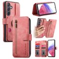 thumbnail image 1 of Dteck for Samsung Galaxy S25 Plus/S25+ Wallet Case with RFID Blocking Credit Card Holder Zipper Pocket, Retro PU Leather Flip Folio Shockproof Cover with Ring Holder Women Men for Samsung S25+,Pink, 1 of 7