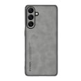 thumbnail image 1 of Dteck for Samsung Galaxy S25 Plus Slim Back Case, Luxury Shockproof Business Retro Premium PU Leather Hybrid Case Cover, Anti-Drop Protective Cover with Lens Protection, Gray, 1 of 5