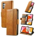 thumbnail image 1 of Dteck for Samsung Galaxy S25 Plus Wallet Case, Magnetic PU Leather Flip Folio Case with Card Holders RFID Blocking Kickstand Shockproof TPU Inner Shell Phone Case, Lightbrown, 1 of 1