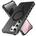 thumbnail image 1 of Dteck for Samsung Galaxy S25 Ultra Case,Compatible with MagSafe,Shockproof Military-Grade Protection,Air-Guard Corners,Anti-Yellowing Frosted Magnetic Phone Case for Samsung Galaxy S25 Ultra, Black, 1 of 6