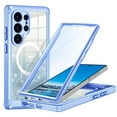 thumbnail image 1 of Dteck for Samsung Galaxy S25 Ultra Case Glitter, Compatible with MagSafe, Full Body Shockproof Phone Case with Built-in Tempered Glass Screen Protector Camera Lens Protection, Blue, 1 of 7