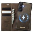 thumbnail image 1 of Dteck for Samsung Galaxy S26 Detachable Wallet Case with Card Holder, 2 in 1 PU Leather Flip Folio with RFID Blocking Stand Shockproof Phone Cover,Coffee, 1 of 6