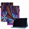 thumbnail image 1 of Dteck Samsung Galaxy Tab A7 Lite Case SM-T220 SM-T225, Shockproof Silicone PU Leather Wallet Case for Samsung Tab A7 Lite (2021) SM-T220/ T225, Flower, 1 of 10