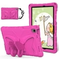 thumbnail image 1 of Dteck for Samsung Galaxy Tab A9 Case with Kickstand Butterfly Wings, Rugged Butterfly Kids Case Cover w/ Shoulder Strap for Galaxy Tab A9 8.7" Tablet SM-X110/X115/X117,Rose, 1 of 6