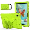 thumbnail image 1 of Dteck for Samsung Galaxy Tab A9 Case with Kickstand Butterfly Wings, Rugged Butterfly Kids Case Cover w/ Shoulder Strap for Galaxy Tab A9 8.7" Tablet SM-X110/X115/X117,Grassgreen, 1 of 6