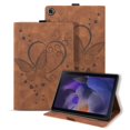 thumbnail image 1 of Dteck for Samsung Galaxy Tab A9 Plus Case, PU Leather Stand Cover Embossed Butterfly Folio Case with Card Holder S Pen Holder for Galaxy Tab A9 Plus 11 Inch 2023 Tablet,Brown, 1 of 9