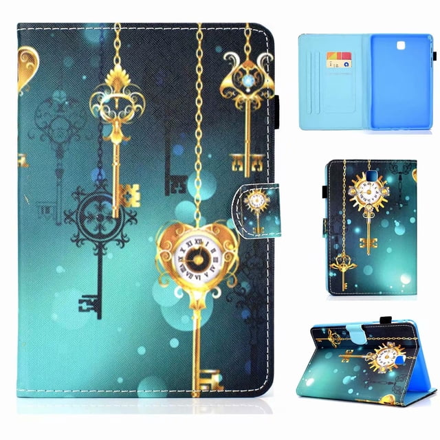Dteck Samsung Galaxy Tab E 9.6 Case ,Leather Wallet Case Pattern Protective Stand Shockproof Cover
