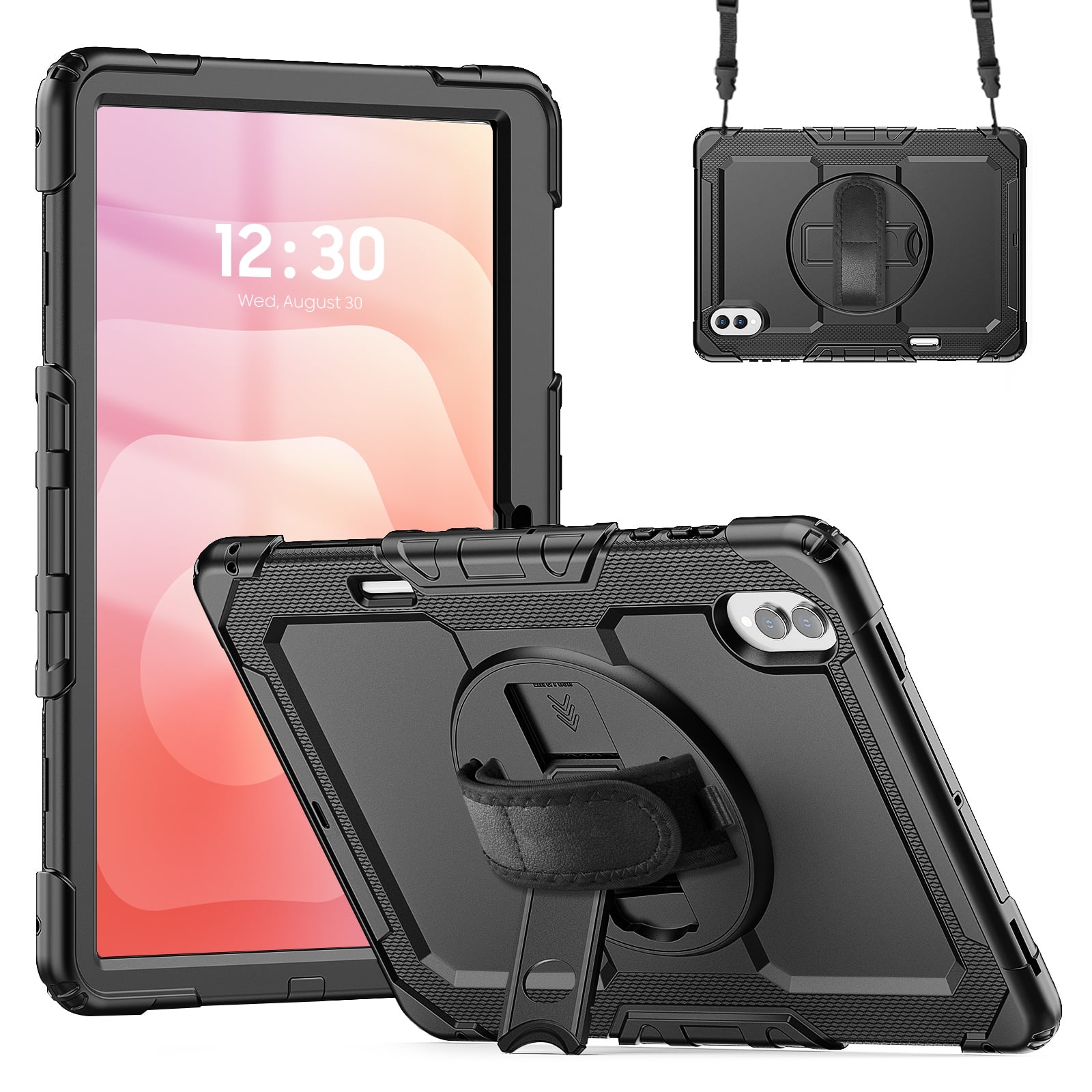 Dteck for Samsung Galaxy Tab S11 Ultra Case with Built-in Screen