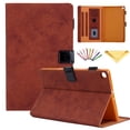 thumbnail image 1 of Dteck Samsung Galaxy Tab S5e 10.5 Case, Lightweight PU Leather Flip Stand Case Cover [Built-in Card Slots] For Samsung Galaxy Tab S5e 10.5 Inch Model SM-T720/SM-T725 2019 Release, Brown, 1 of 1