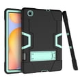 thumbnail image 1 of Dteck for Samsung Galaxy Tab S6 Lite Case 10.4 Inch 2022/2020 with Built-in Kickstand for Kids, Heavy Duty Hybrid Shockproof Case for Galaxy Tab S6 lite (SM-P610/P613/P615/P619),Black + Mint, 1 of 7