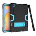 thumbnail image 1 of Dteck for Samsung Galaxy Tab S6 Lite Case 10.4 Inch 2022/2020 with Built-in Kickstand for Kids, Heavy Duty Hybrid Shockproof Case for Galaxy Tab S6 lite (SM-P610/P613/P615/P619),Black + Blue, 1 of 7