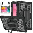 thumbnail image 1 of Dteck for Samsung Galaxy Tab S6 Lite case 10.4 Inch 2022/2020 with Rotating Hand Strap Stand/Shoulder Strap, Heavy Duty Shockproof Case for Galaxy Tab S6 Lite (SM-P610/P613/P615/P619),Black, 1 of 7