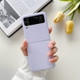 thumbnail image 1 of Dteck for Samsung Galaxy Z Flip 3 6.7" 2021 Frosted Case, Lightweight & Ultra-Thin Anti-Drop & Shockproof Protective Case for Z Flip 3 5G Ladies Girls Women Men, Purple, 1 of 9