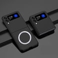 thumbnail image 1 of Dteck for Samsung Galaxy Z Flip 4 Case with Powerful Magnet, Z Flip 4 Phone Case Compatible with Wireless Charging Car Mount, Anti-Scratch Shockproof Protective Cover,Black, 1 of 5