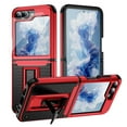 thumbnail image 1 of Dteck for Samsung Galaxy Z Flip 5 Case with Hinge Protection, Full Body Military Drop Shockproof Rugged Case with Screen Protector for Samsung Galaxy Z Flip5 with Kickstand, Red, 1 of 8