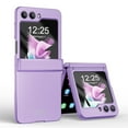 thumbnail image 1 of Dteck for Samsung Galaxy Z Flip 5 Case with Hinge Protection, Galaxy Z Flip5 Case with Back Screen Protector Camera Lens Protector, Shockproof Full Body Protective Phone Case,Purple, 1 of 9