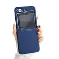 thumbnail image 1 of Dteck for Samsung Galaxy Z Flip 5 Case with Screen Protector, Slim Silicone Case Shockproof Protective Galaxy Z Flip 5 5G Case for Women Men,Royal Blue, 1 of 4