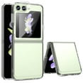 thumbnail image 1 of Dteck for Samsung Galaxy Z Flip 5 Case with Small Screen Protector & Camera Lens Protector, Anti-Yellowing Crystal Clear Shockproof Phone Case for Samsung Galaxy Z Flip5 5G, Transparent, 1 of 5