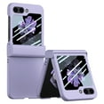 thumbnail image 1 of Dteck for Samsung Galaxy Z Flip 6 Case with Built-in Screen Protector, Rugged Shockproof Samsung Z Flip 6 Case with Hinge Protector, Slim Full Body Drop Protective Cover for Samsung Z Flip6,Purple, 1 of 5