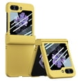 thumbnail image 1 of Dteck for Samsung Galaxy Z Flip 6 Case with Built-in Screen Protector, Rugged Shockproof Samsung Z Flip 6 Case with Hinge Protector, Slim Full Body Drop Protective Cover for Samsung Z Flip6,Yellow, 1 of 5